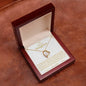 To My Beautiful Daughter Forever Love Necklaces