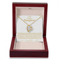 To My Beautiful Daughter Forever Love Necklaces