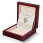 To My Beautiful Daughter Forever Love Necklaces