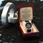 To My Amazing DAD from Son Men's Openwork Watch