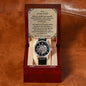 To My Amazing DAD from Son Men's Openwork Watch