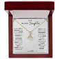 To My Beautiful Daughter Alluring Necklace