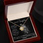 To My Beautiful Daughter Love Knot Necklaces