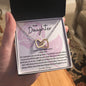 To My Daughters Love Knot Necklace Love You Always