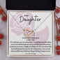 To My Daughters Love Knot Necklace Love You Always