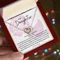 To My Daughters Love Knot Necklace Love You Always