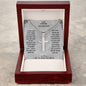 To My Amazing Man Cuban Chain Necklace