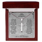 To My Amazing Man Cuban Chain Necklace