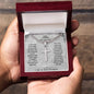 To My Amazing Man Cuban Chain Necklace