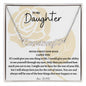 To My Beautiful Daughter Custom Name Necklace