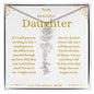 To My Beautiful Daughter Name Necklaces From MOM