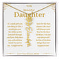 To My Beautiful Daughter Name Necklaces From MOM