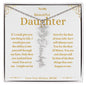 To My Beautiful Daughter Name Necklaces From MOM
