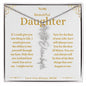 To My Beautiful Daughter Name Necklaces From MOM