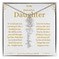 To My Beautiful Daughter Name Necklaces From MOM