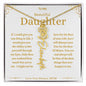 To My Beautiful Daughter Name Necklaces From MOM