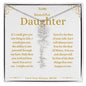 To My Beautiful Daughter Name Necklaces From MOM