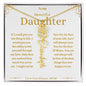 To My Beautiful Daughter Name Necklaces From MOM
