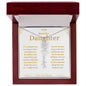 To My Beautiful Daughter Custom Name Necklace