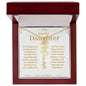 To My Beautiful Daughter Custom Name Necklace