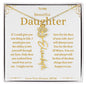 To My Beautiful Daughter Name Necklaces From MOM