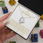 To My Beautiful Daughter Forever Love Necklaces