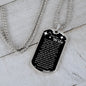 To My Smokin' HOT Wife Dog Tag Necklace