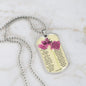 To My Smokin' HOT Wife Dog Tag Necklace