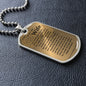 To My Wife Dog Tags Necklaces