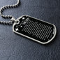 To My Smokin' HOT Wife Dog Tag Necklace