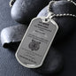 To My Son Dog Tag