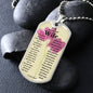 To My Smokin' HOT Wife Dog Tag Necklace