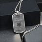 To My Son Dog Tag
