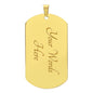 To My Beautiful Daughter Dog Tag Necklace From DAD