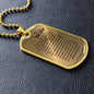 To My Wife Dog Tags Necklaces