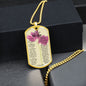 To My Smokin' HOT Wife Dog Tag Necklace