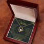 To My WIFE Everlasting Love Necklace