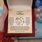 To My Beautiful MOM Forever Love Necklace