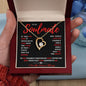 To My Soulmate Forever Love Necklace