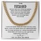 To My Husband Cuban Chain Necklace