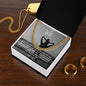 To My Son Cuban Link Chain Necklace