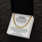 To My Husband Cuban Chain Necklace