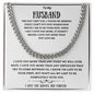 To My Husband Cuban Chain Necklace