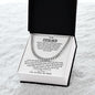To My Husband Cuban Chain Necklace