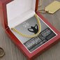 To My Son Cuban Link Chain Necklace