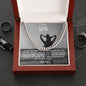 To My Son Cuban Link Chain Necklace