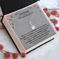 To My Beautiful Granddaughter Alluring Beauty Necklace