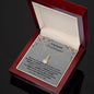 To My Beautiful Granddaughter Alluring Beauty Necklace