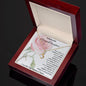 To My Beautiful Granddaughter Alluring Beauty Necklace