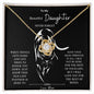 To My Beautiful Daughter Panther Love Knot Necklaces from MOM
